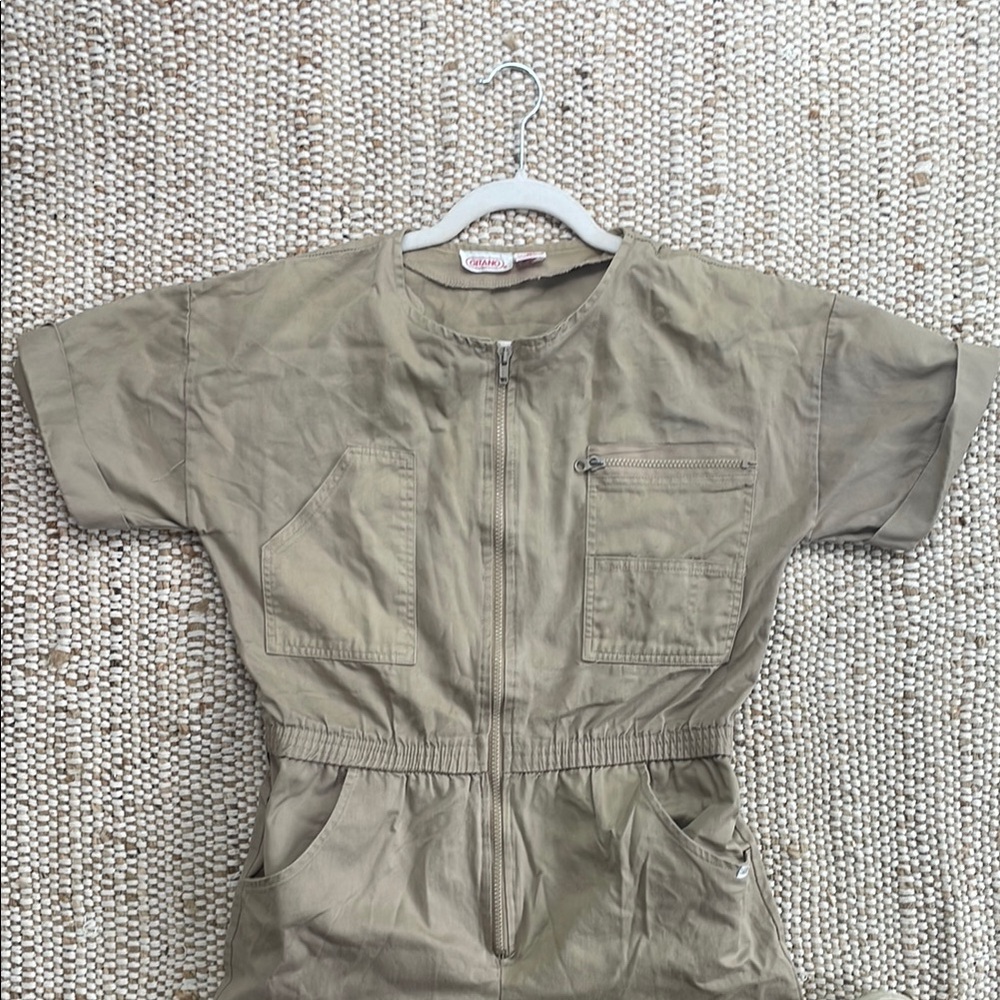 Gitano Tan Utilitarian Jumpsuit